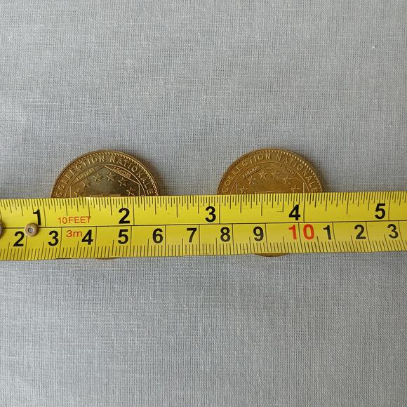 2 Monnaie de Paris Dome des Invalides French tourist tokens exonumia collection - Picture 3 of 3